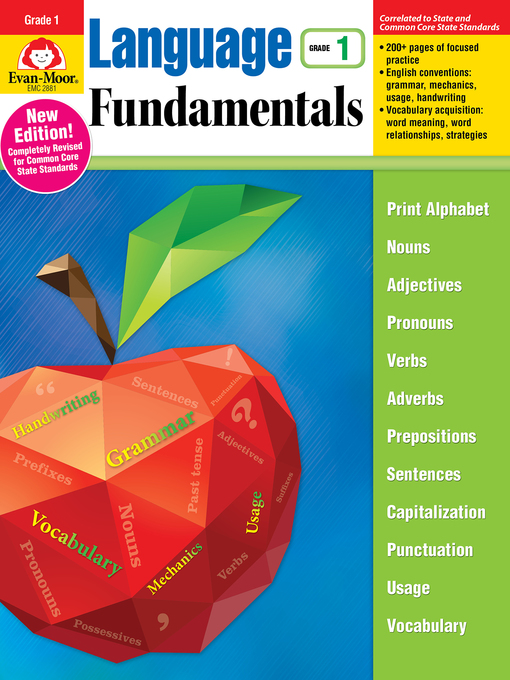 Title details for Language Fundamentals, Grade 1 by Evan-Moor Educational Publishers - Available